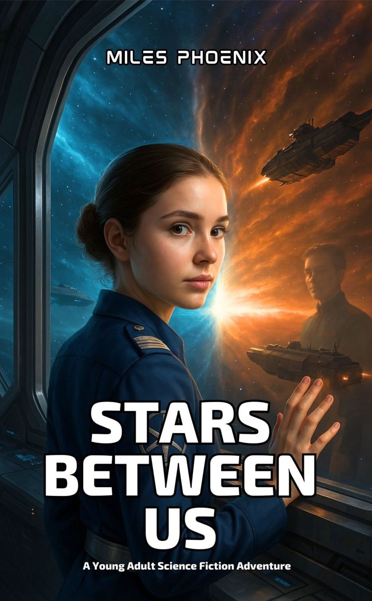 Stars Between Us: A Young Adult Science Fiction Adventure (The Lightning War) — cover